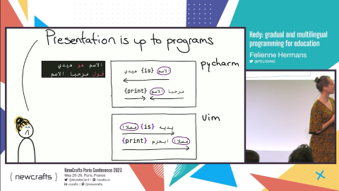 Preview of Hedy, gradual and multilingual programming for education by Felienne Hermans