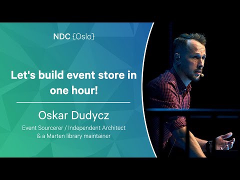 Preview of Let's build event store in one hour! by Oskar Dudycz